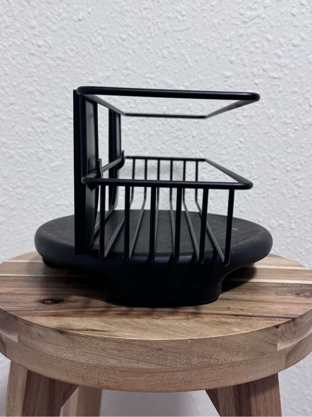 Like New Command Matte Black Bath Caddy Shower Shelf Rust Resistant Organization - Picture 3 of 15